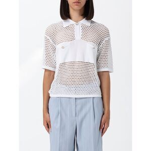 Actitude Twinset Women Mesh Viscose Polo Shirt Actitude Twinset